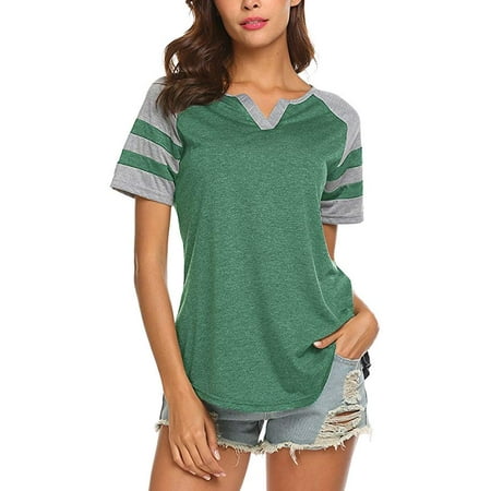 Cherry Blossom Season Casual Raglan Tee Baseball Tshirts Tops Blouse Womens Summer Short Sleeve Cherry Blossom Season Casual Raglan Tee Baseball Tshirts Tops Blouse Womens Summer Short Sleeve